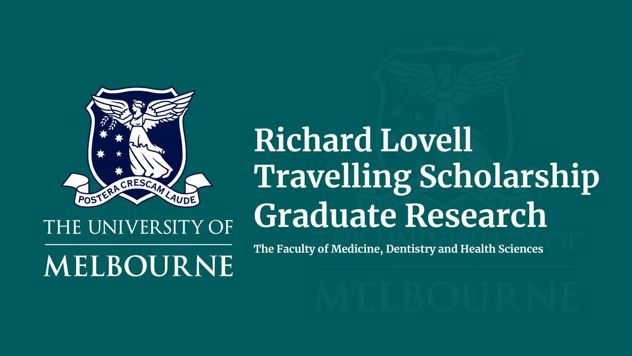 Richard Lovell Travelling Scholarship